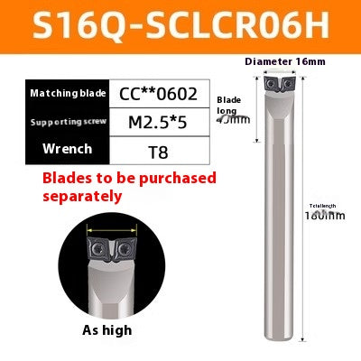 2133-Double-head CNC turning tool holder MW08/MC12 lathe 95 degree outer circle inner hole machine clamps double-head horn inner hole tool holder Shandong Denso Pricision Tools Co.,Ltd.